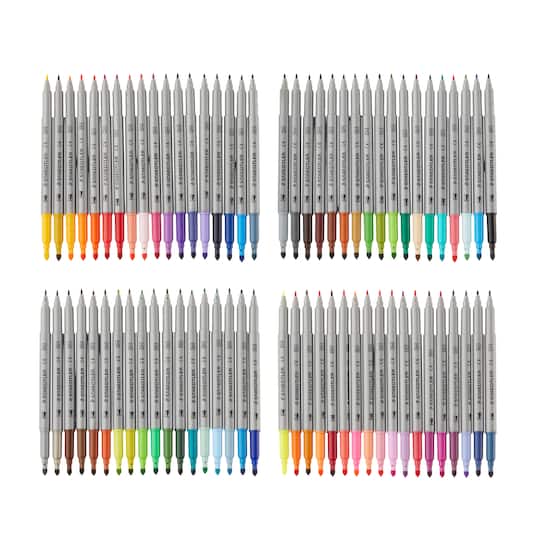Staedtler® Duo Fiber-Tip Pens